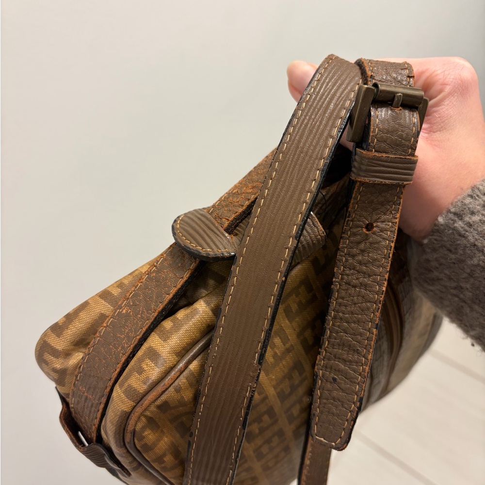 Fendi FF Monogram 1980’s Crossbody (Authentic) - Picture 13 of 14